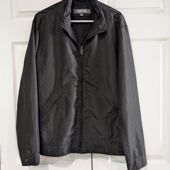 Kenneth Cole Reaction Men's Jacket, Size Medium, Black, Lightweight, Mesh Lined - Picture 2 of 16